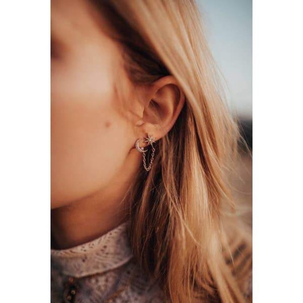 🆕 Drifters and Dancers Moon & Star Earrings
